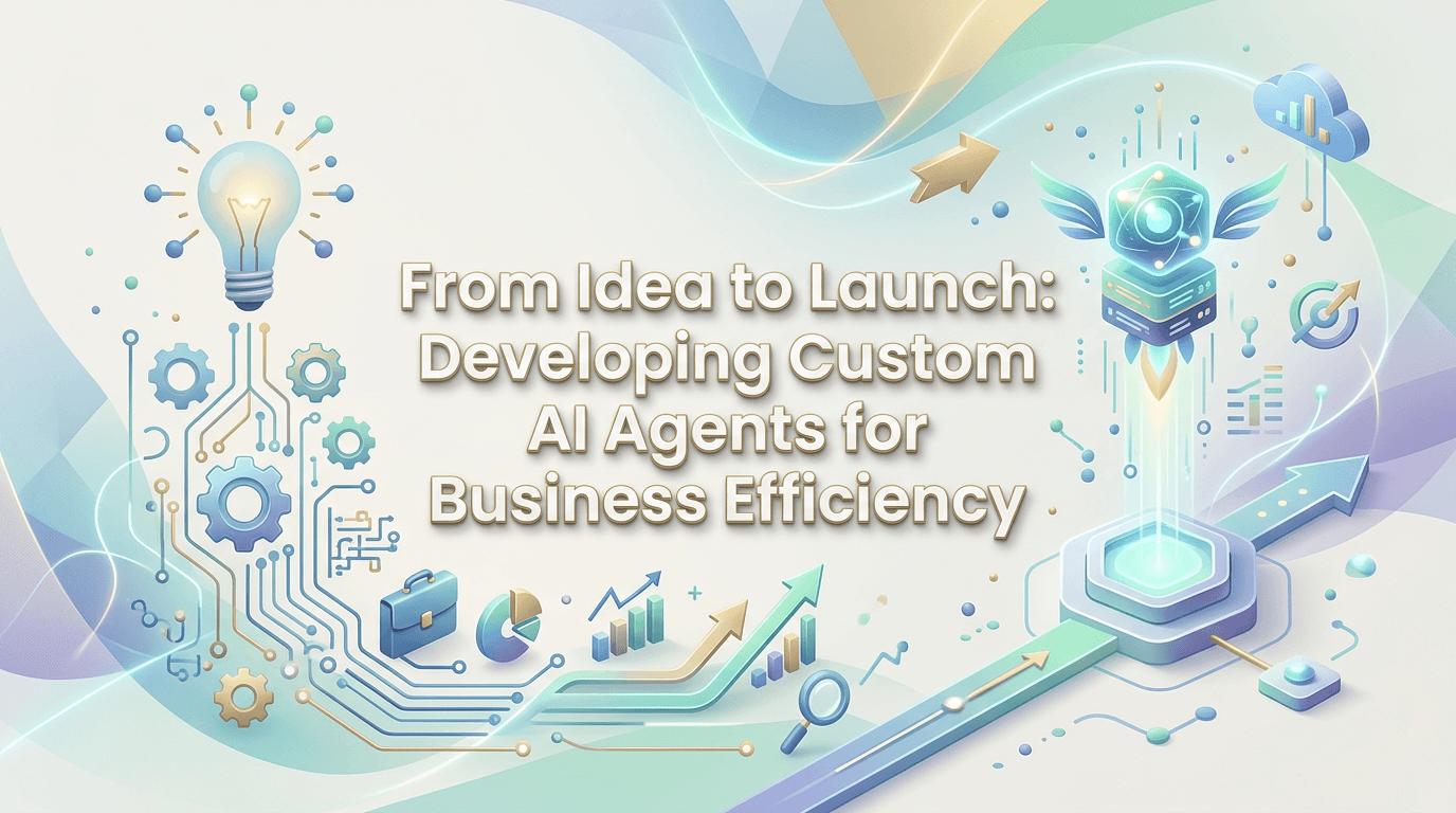 From Idea to Launch: Developing Custom AI Agents for Business Efficiency