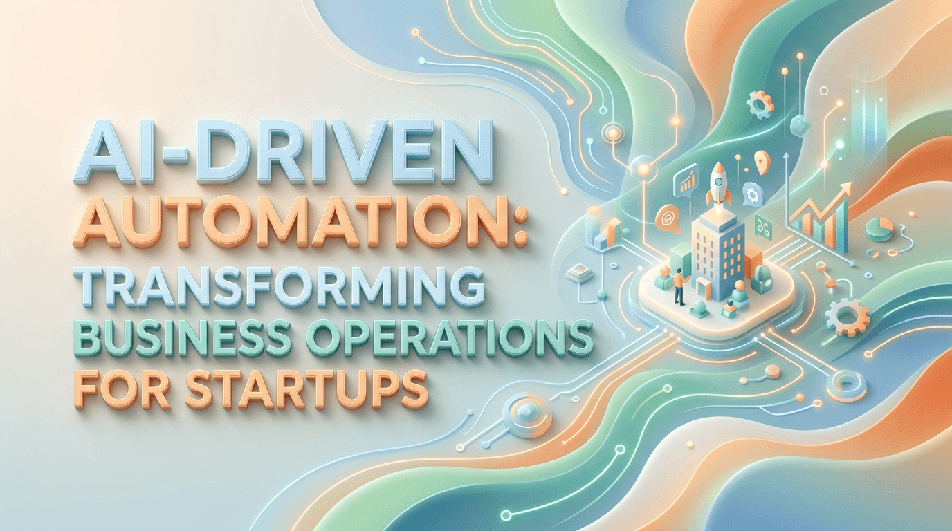 AI-Driven Automation: Transforming Business Operations for Startups