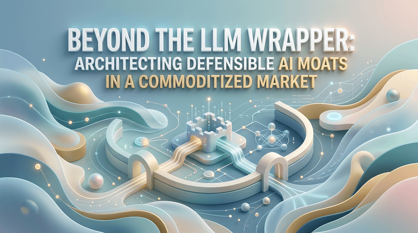 Beyond the LLM Wrapper: Architecting Defensible AI Moats in a Commoditized Market