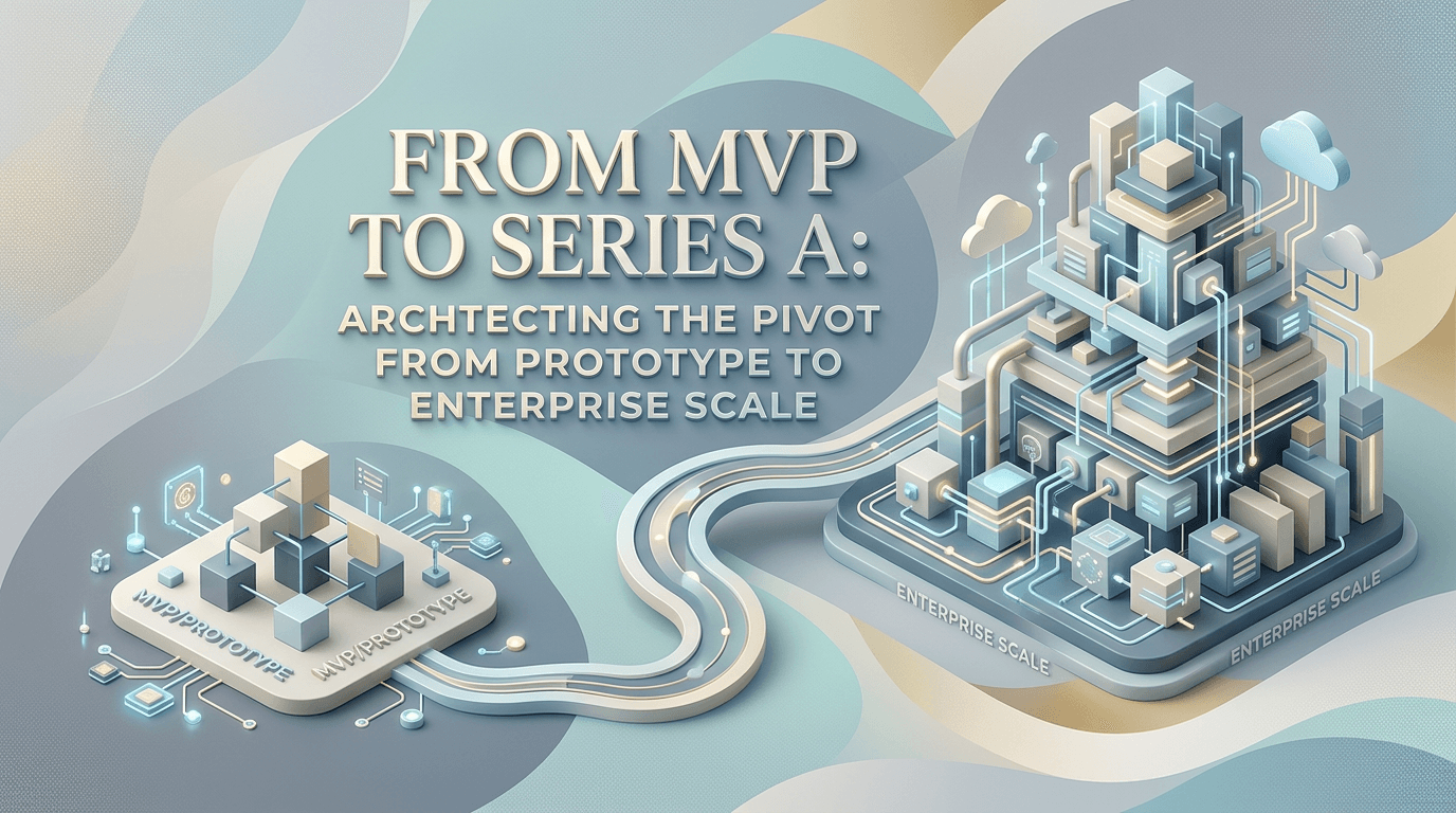 From MVP to Series A: Architecting the Pivot from Prototype to Enterprise Scale