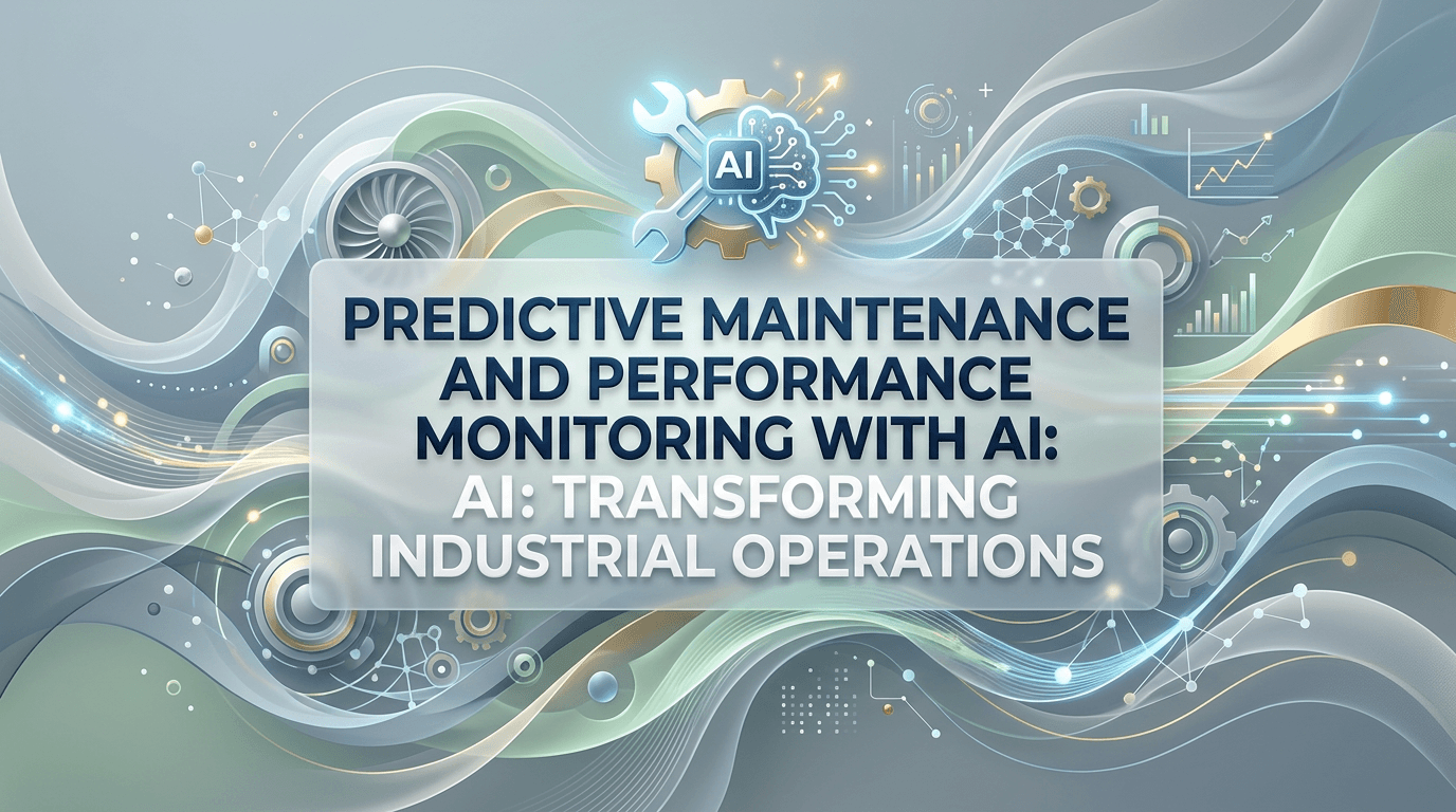 Predictive Maintenance and Performance Monitoring with AI: Transforming Industrial Operations