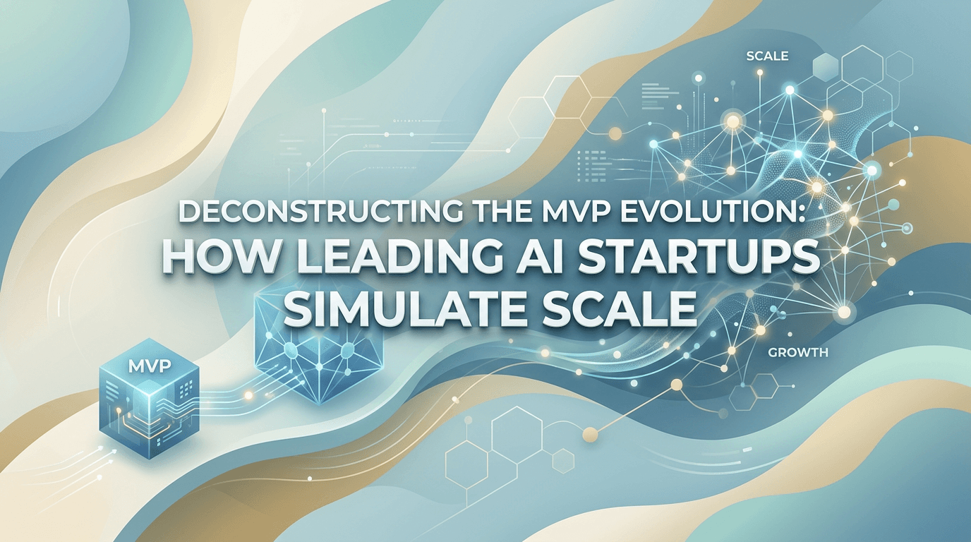 Deconstructing the MVP Evolution: How Leading AI Startups Simulate Scale